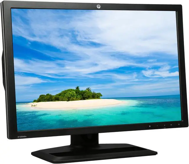 Alt view image 3 of 8 - HP 24" 60 Hz IPS LED Backlit IPS Monitor Manufacture Recertified 6ms GTG DVI-D; DisplayPort; HDMI and USB ZR2440w (XW477A8#ABA)