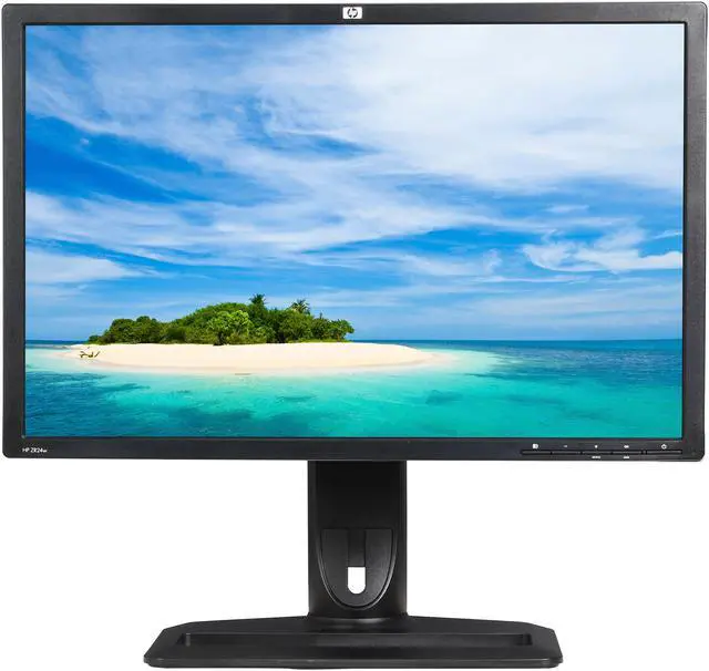 Alt view image 2 of 10 - HP 24" 60Hz S-IPS IPS Panel LCD Monitor 12ms (7ms GTG) DisplayPort, D-Sub, DVI-D ZR24w (VM633A8#ABA)