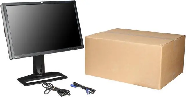 Alt view image 10 of 10 - HP 24" 60Hz S-IPS IPS Panel LCD Monitor 12ms (7ms GTG) DisplayPort, D-Sub, DVI-D ZR24w (VM633A8#ABA)