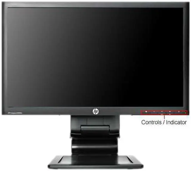 Alt view image 3 of 4 - HP LA2006X 20" 5ms Widescreen LED Monitor- Pivot, Swivel & Height Adjustable