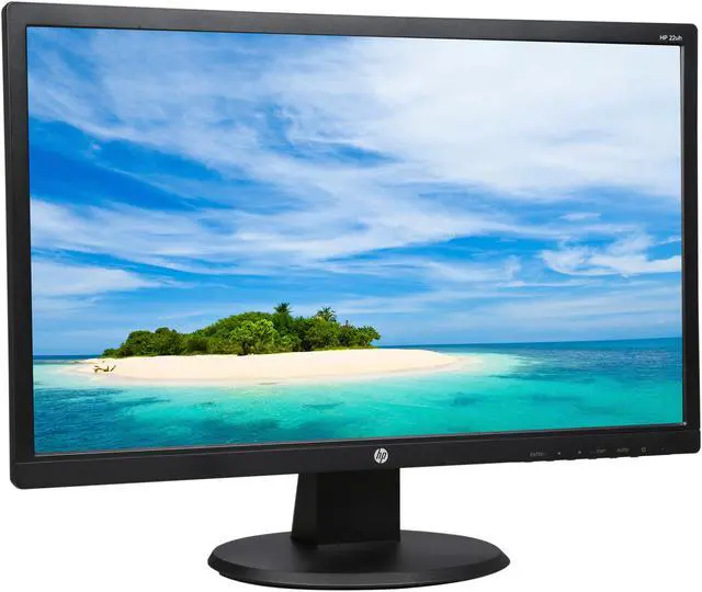 Alt view image 3 of 8 - HP 22UH Black 21.5" TN LCD/LED Monitor, 250 cd/m2 DCR 10,000,000:1 (1000:1), HDMI DVI VGA