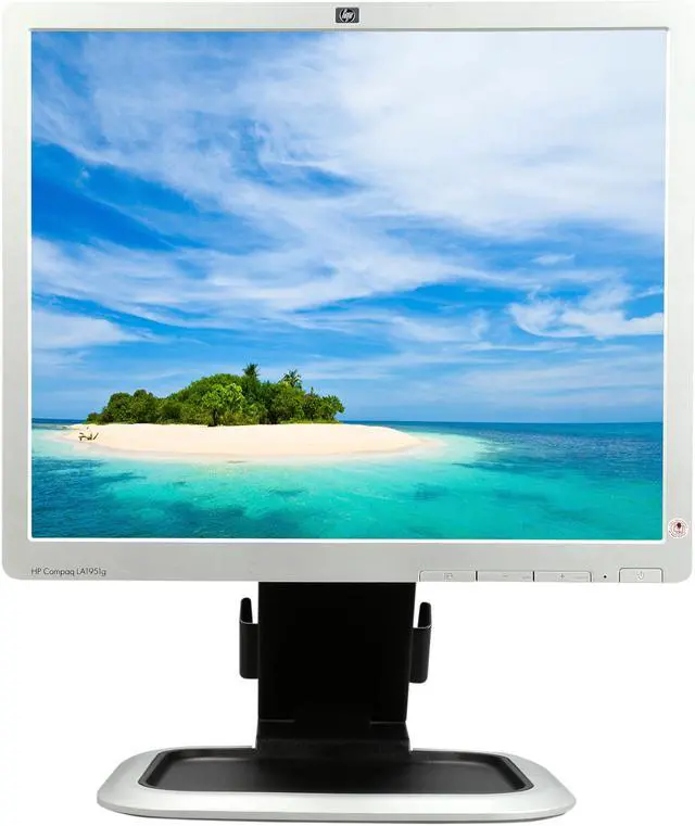 Alt view image 2 of 8 - HP 19" Active Matrix, TFT LCD SXGA LCD Monitor Grade A 5 ms D-Sub, DVI LA1951G (EM890A8#ABA)