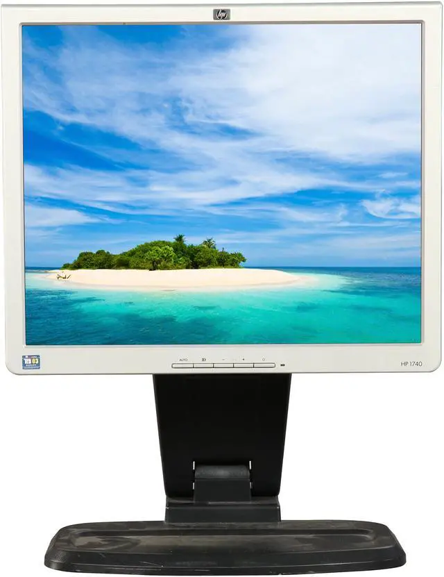 Alt view image 3 of 10 - HP 17" 60 Hz Active Matrix, TFT LCD LCD Flat Panel Monitor 8 ms D-Sub, DVI 1740