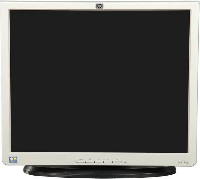 Alt view image 8 of 10 - HP 17" 60 Hz Active Matrix, TFT LCD LCD Flat Panel Monitor 8 ms D-Sub, DVI 1740
