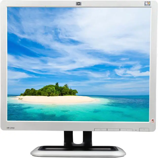 Alt view image 2 of 8 - HP L1910 Silver / Black 19" LCD Monitors