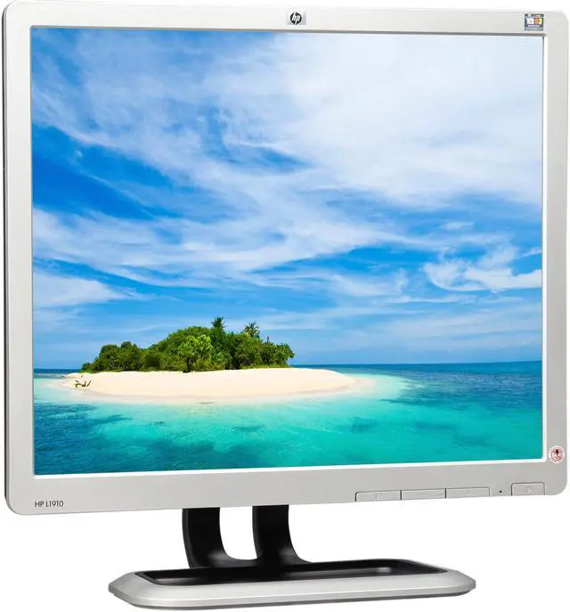 Alt view image 3 of 8 - HP L1910 Silver / Black 19" LCD Monitors