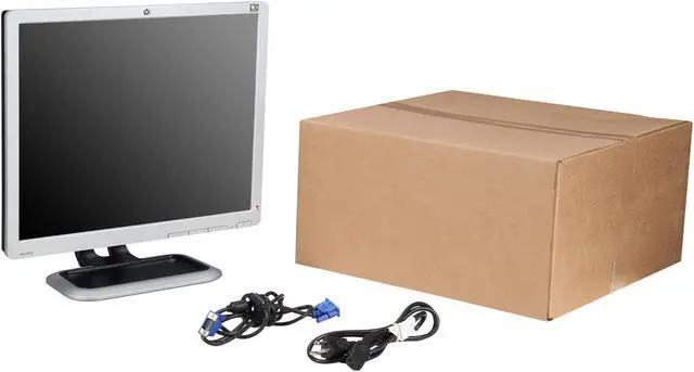 Alt view image 8 of 8 - HP L1910 Silver / Black 19" LCD Monitors