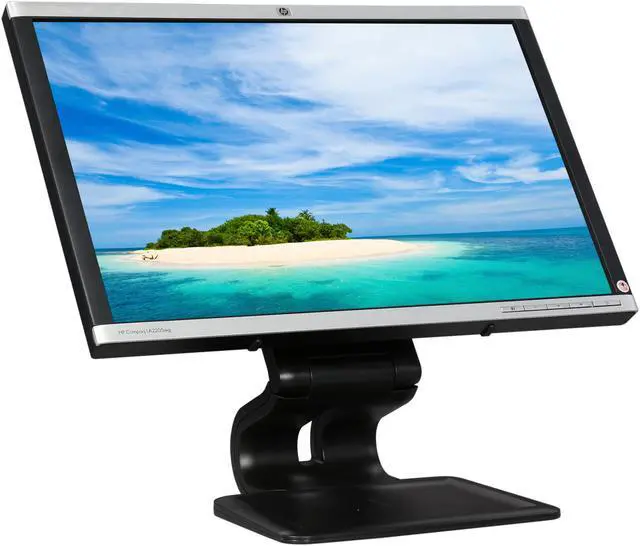 Alt view image 3 of 10 - HP 22" LCD Monitor 5 ms DVI-D, DisplayPort 2 x USB downstream ( Type B ), 1 upstream LA2205WG-BM