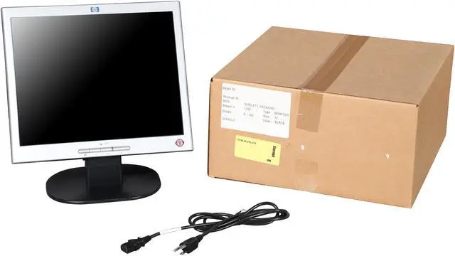 Alt view image 7 of 7 - HP 17" 75 Hz LCD Monitor 25 ms D-Sub 1702-AM