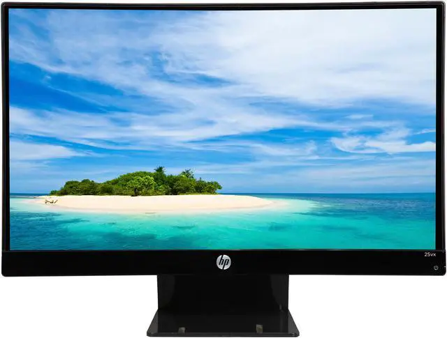Alt view image 4 of 9 - HP 25VX 25" IPS HDMI Widescreen LED Monitor with Ultra-wide 178 Viewing Angle, Full HD 1080p, 8,000,000:1 Dynamic Contrast Ratio, Built-in HDMI, DVI and VGA Ports - Grade A