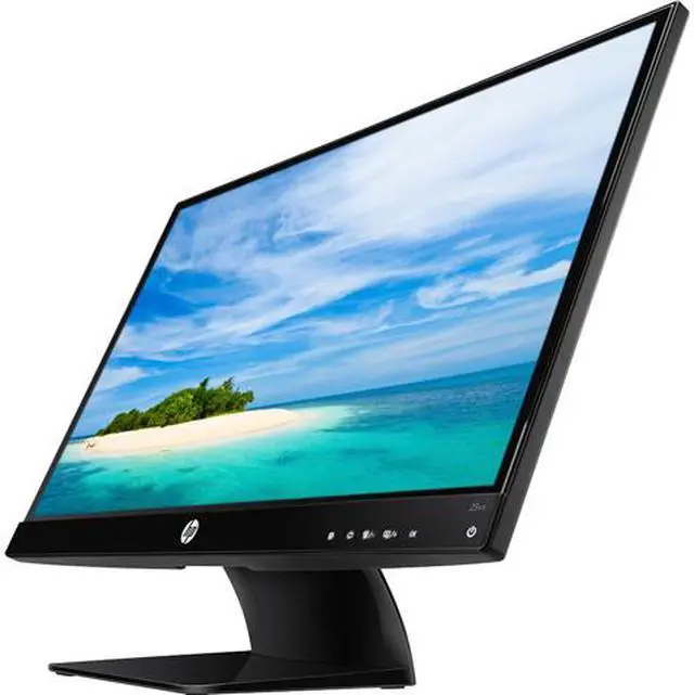 Alt view image 3 of 9 - HP 25VX 25" IPS HDMI Widescreen LED Monitor with Ultra-wide 178 Viewing Angle, Full HD 1080p, 8,000,000:1 Dynamic Contrast Ratio, Built-in HDMI, DVI and VGA Ports - Grade A