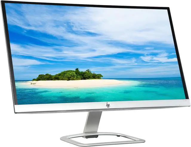 Alt view image 3 of 7 - HP 23ER Frameless Silver/White 23" IPS Widescreen LCD/LED Monitors, HDMI 1920 x 1080 60 Hz, w/ Anti-Glare, Technicolor Color Certification with Easy Connectivity Setting, 178/178 Viewing Angle