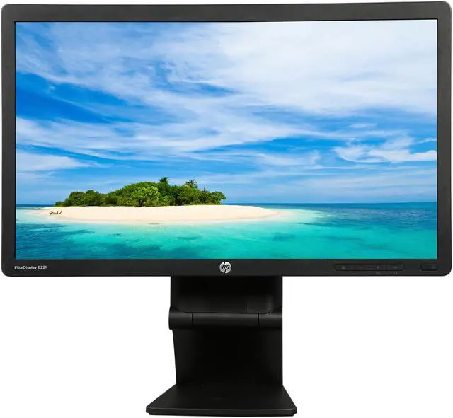 Alt view image 2 of 10 - HP 21.5" IPS FHD Full HD 1920x1080 IPS Monitor D-Sub, DVI, DisplayPort 8ms (GTG) D-Sub, DVI, DisplayPort EliteDisplay E221i