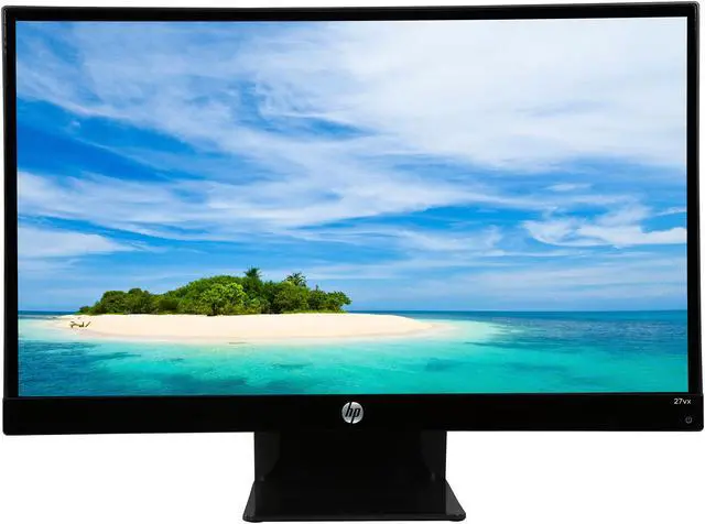 Alt view image 2 of 7 - HP 27" 60 Hz IPS FHD IPS Monitor 7ms (GTG) D-Sub, DVI, HDMI 27VX