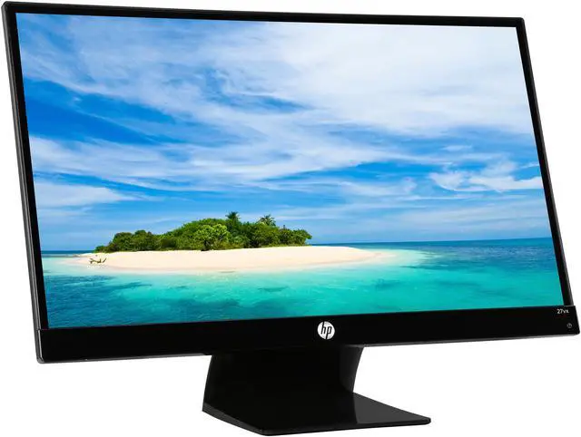 Alt view image 3 of 7 - HP 27" 60 Hz IPS FHD IPS Monitor 7ms (GTG) D-Sub, DVI, HDMI 27VX