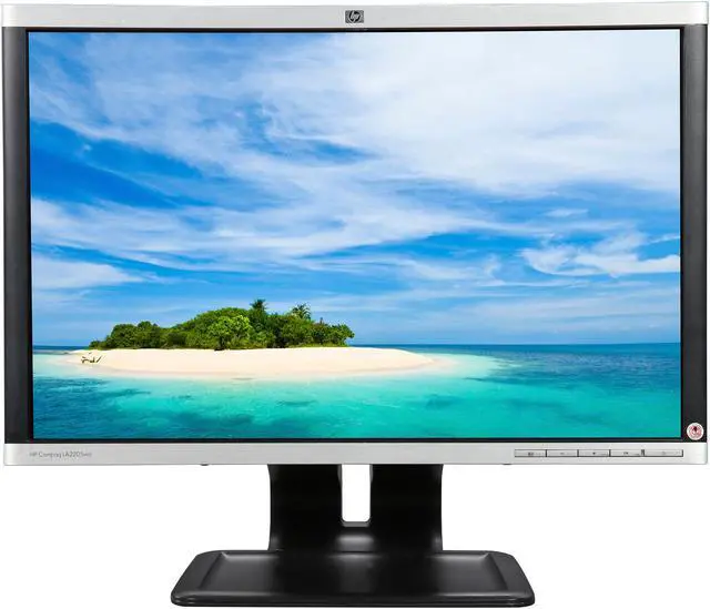 Alt view image 3 of 11 - HP LA2205WG 22" 5ms 1680 x 1050 Pivot, Swivel & Height Adjustable Widescreen LCD Monitor with USB Hub 250 cd/m2 1000:1