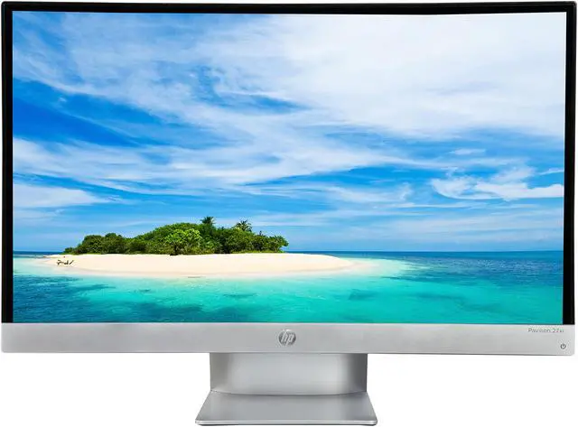 Alt view image 2 of 7 - HP Pavilion 27xi Silver / Black 27" 7ms HDMI Widescreen LED Backlight LCD Monitor IPS 250 cd/m2 10,000,000:1 (Grade C)