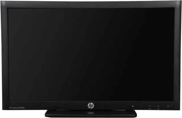Alt view image 8 of 10 - HP 20" LCD Monitor 5 ms D-Sub, DVI, DisplayPort, USB LA2006X