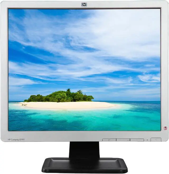 Alt view image 2 of 8 - HP 19" Active Matrix, TFT LCD SXGA LCD Monitor 5 ms D-Sub LE1911