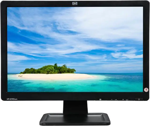 Alt view image 2 of 8 - HP LE1901W 1440 x 900 Resolution 19" WideScreen LCD Flat Panel Computer Monitor Display.B Grade