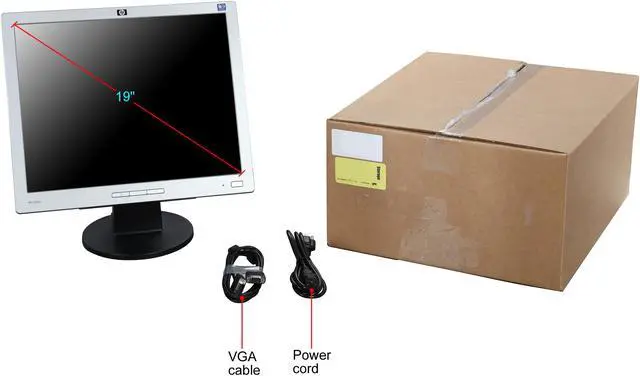 Alt view image 9 of 8 - HP L1910 19" Screen 1280 x 1024 Resolution Refurbished LCD Flat Panel Monitor.B Grade
