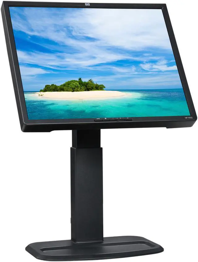 Alt view image 4 of 11 - 19" HP L1955 DVI 720p Rotating LCD Monitor