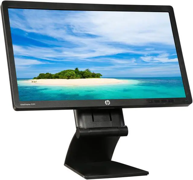 Alt view image 3 of 10 - HP 20" 60 Hz TN LCD Monitor 5 ms D-Sub, DVI, DisplayPort EliteDisplay E201
