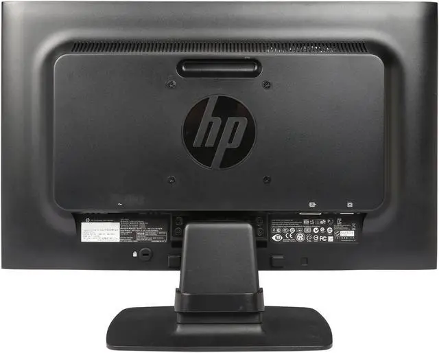 Alt view image 5 of 8 - HP 20" 60 Hz LED Monitor 5ms (On/Off) D-Sub, DVI P201