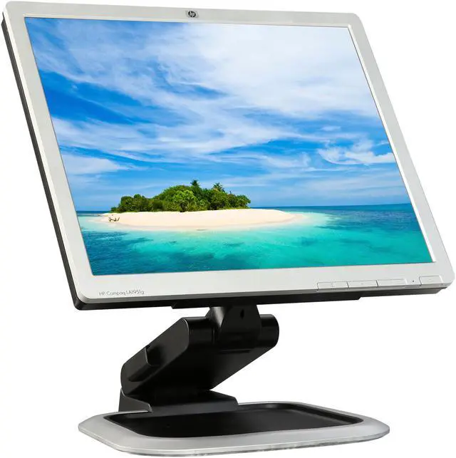 Alt view image 4 of 10 - HP 19" Active Matrix, TFT LCD SXGA LCD Monitor Grade B 5 ms D-Sub, DVI LA1951G