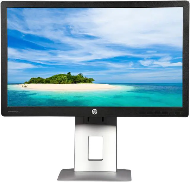 Alt view image 3 of 11 - HP EliteDisplay E222 22" (Actual size 21.5") Full HD 1920 x 1080 60Hz VGA HDMI DisplayPort Anti-Glare USB 2.0 HUB Widescreen Backlit LED IPS Monitor