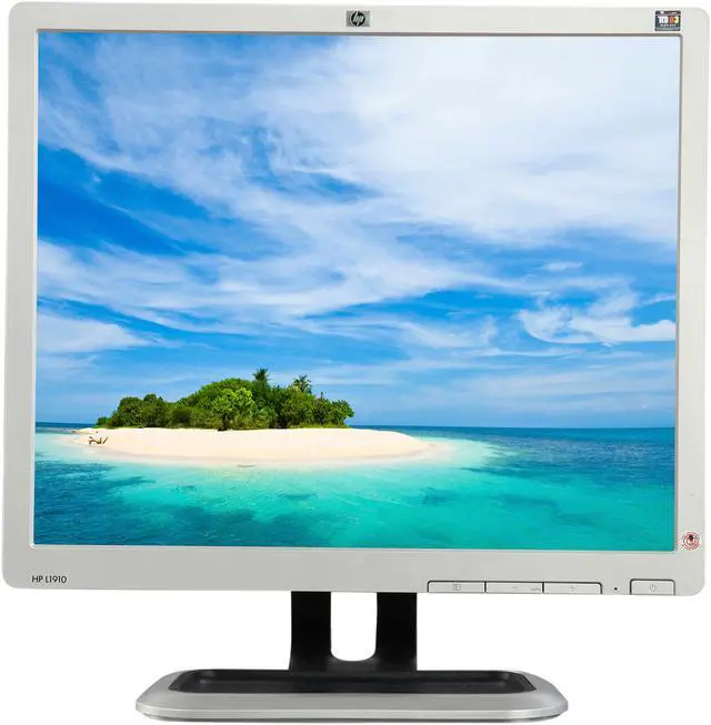 Alt view image 2 of 8 - HP 19" Active Matrix, TFT LCD SXGA LCD Monitor 5 ms D-Sub L1910