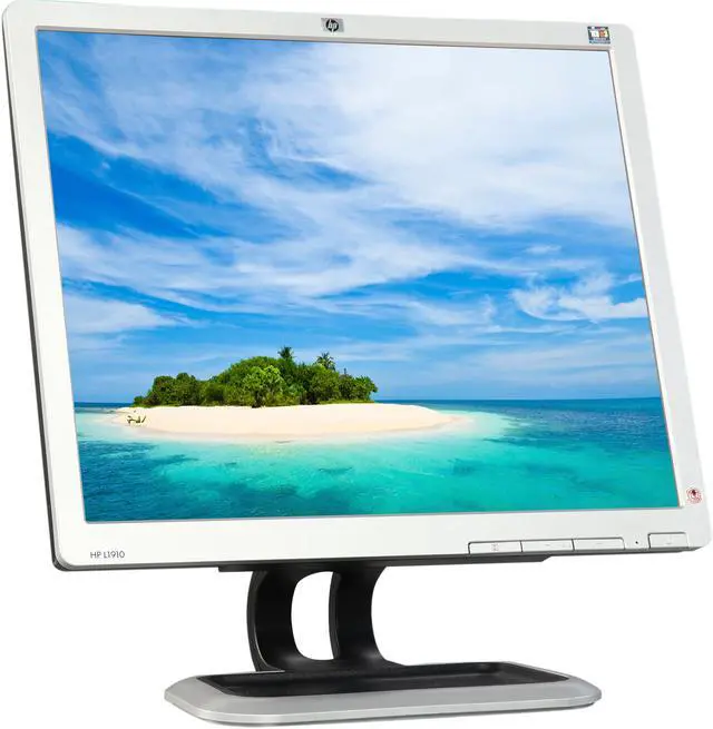 Alt view image 3 of 8 - HP 19" Active Matrix, TFT LCD SXGA LCD Monitor 5 ms D-Sub L1910