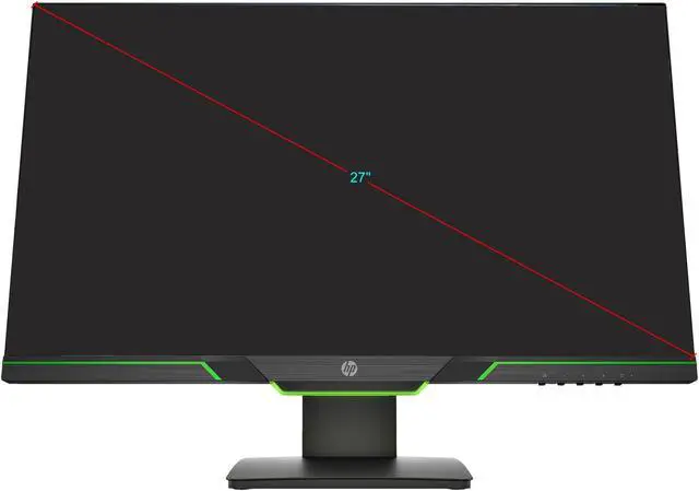 Alt view image 4 of 4 - HP 27xq 27" 2560 x 1440 Quad HD 2K 1ms 144Hz HDMI DisplayPort AMD FreeSync Low Blue Light Anti-Glare Micro-Edge LED Backlit Gaming Monitor