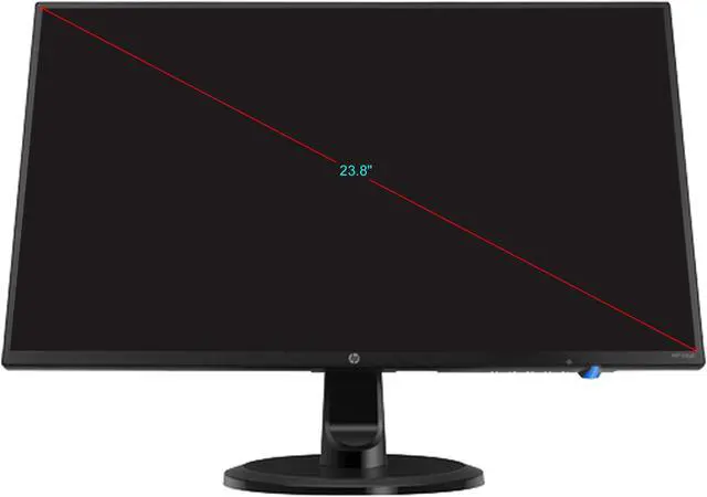 Alt view image 2 of 5 - HP 24YH 24" (Actual Size 23.8") Full HD 1920 x 1080 VGA DVI-D HDMI HDCP Compatible Anti-Glare Backlit LED IPS Monitor