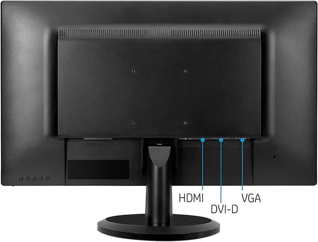 Alt view image 6 of 6 - HP 27YH 27" Full HD 1920 x 1080 VGA HDMI DVI-D Low Blue Light HDCP Compatible Anti-Glare Backlit LED LCD Monitor