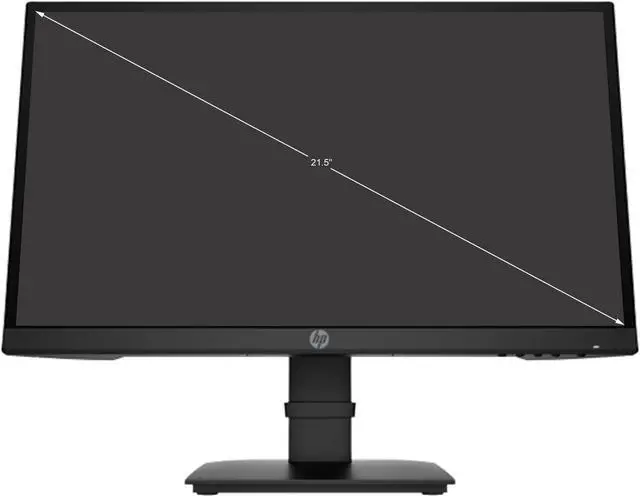 Alt view image 2 of 7 - HP 22" (Actual size 21.5") IPS FHD Monitor 5ms GTG (with overdrive) D-Sub, HDMI, DisplayPort Flat Panel P22 G4 1A7E4AA#ABA