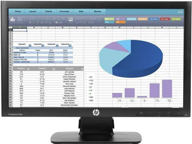 Main image of HP ProDisplay P202M (K7X28AA#ABA) 20" 1600 x 900 60 Hz IPS Monitor