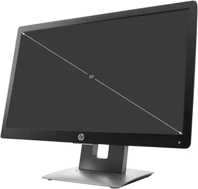 Alt view image 2 of 4 - HP 20" 60 Hz IPS IPS Monitor 7 ms D-Sub, HDMI, DisplayPort EliteDisplay E202