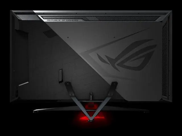 Alt view image 10 of 10 - ASUS ROG Swift PG65UQ 65" (Actual size 64.5") HDR Gaming Monitor 144Hz 4K (3840 x 2160) G-Sync Ultimate Eye Care DisplayPort HDMI USB Aura Sync HDR10 DisplayHDR1000 UHD Premium