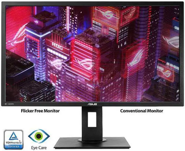 Alt view image 5 of 7 - ASUS VP28UQGL Gaming Monitor - 28", 3840 x 2160 4K, 1ms, Adaptive-Sync / FreeSync, Flicker Free, Blue Light Filter, Ergonomic Design