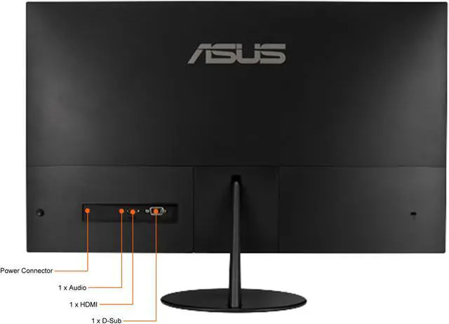 Alt view image 8 of 9 - ASUS VL279HE Eye Care Monitor - 27" IPS, 75Hz, Adaptive-Sync/FreeSync, Frameless, Slim, Wall Mountable, Flicker Free, Blue Light Filter
