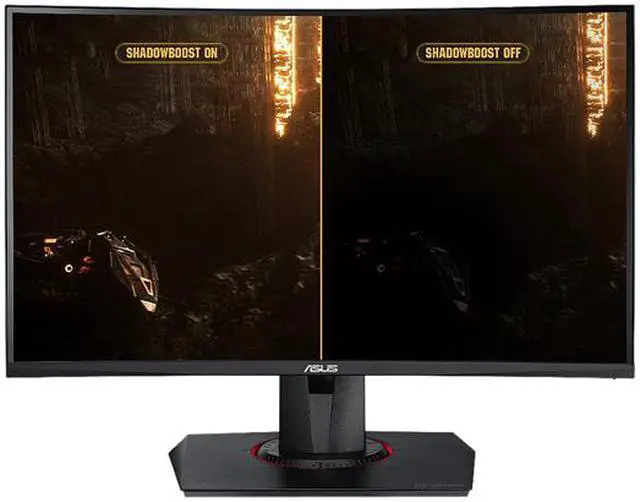 Alt view image 6 of 8 - ASUS TUF GAMING VG27WQ 27" WQHD 2560 x 1440 (2K) 1ms (MPRT) 165Hz (Max) HDMI, DisplayPort FreeSync DisplayHDR 400 Built-in Speakers Height Adjustable Curved Gaming Monitor