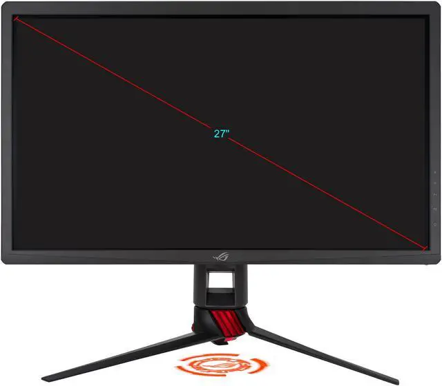 Alt view image 7 of 7 - ASUS ROG Strix XG27UQ 27" 3840 x 2160 (4K) 1ms 144Hz HDMI, DisplayHDR 400 Adaptive Sync IPS Gaming Monitor