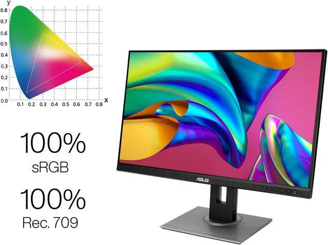 Alt view image 8 of 15 - ASUS ProArt Display 27" 1440P Monitor (PA278QV) - QHD (2560 x 1440), 100% sRGB/Rec. 709 Delta E < 2, IPS, DisplayPort HDMI DVI-D Mini DP, Calman Verified, Eye Care, Tilt, Pivot, Swivel, Height Adjustable