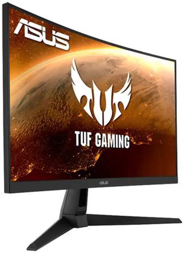 Alt view image 5 of 8 - ASUS TUF Gaming VG27VH1B 27" Curved Monitor, 1080P Full HD, 165Hz (Supports 144Hz), Extreme Low Motion Blur, Adaptive-sync, FreeSync Premium, 1ms MPRT, Eye Care, HDMI D-Sub