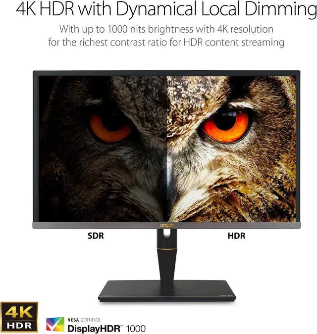 Alt view image 6 of 10 - ASUS ProArt Display PA27UCX-K 27" 4K HDR Mini LED Monitor, 97% DCI-P3 99.5% Adobe RGB 100% sRGB, DeltaE<1, IPS, USB-C HDMI DP, Calman Ready, Dolby Vision HDR10, 1000nits, w/ X-rite Calibrator