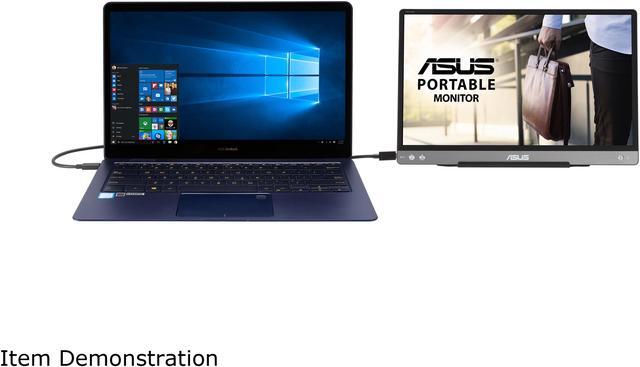 Alt view image 4 of 7 - ASUS ZenScreen MB14AC 14" Portable USB Type-C Monitor, 1080P Full HD, IPS, Eye Care, Anti-glare Surface, External Screen for Laptop, Hybrid Signal Solution