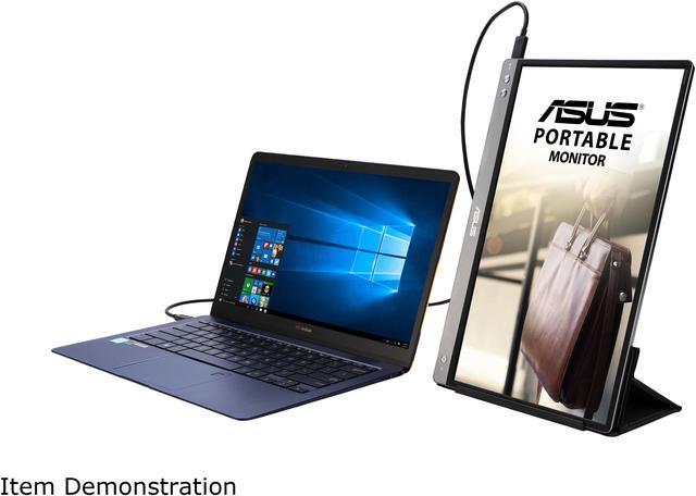 Alt view image 6 of 7 - ASUS ZenScreen MB14AC 14" Portable USB Type-C Monitor, 1080P Full HD, IPS, Eye Care, Anti-glare Surface, External Screen for Laptop, Hybrid Signal Solution