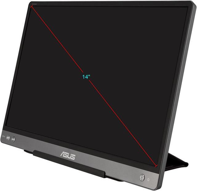 Alt view image 7 of 7 - ASUS ZenScreen MB14AC 14" Portable USB Type-C Monitor, 1080P Full HD, IPS, Eye Care, Anti-glare Surface, External Screen for Laptop, Hybrid Signal Solution