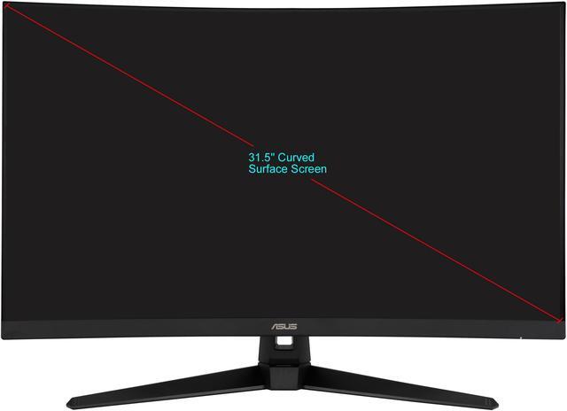 Alt view image 8 of 8 - ASUS TUF Gaming 32" 165Hz QHD HDR Curved Monitor - 2560 x 1440, 1ms, Extreme Low Motion Blur, Speaker, FreeSync Premium, VESA Mountable, DisplayPort, HDMI VG32VQ1B